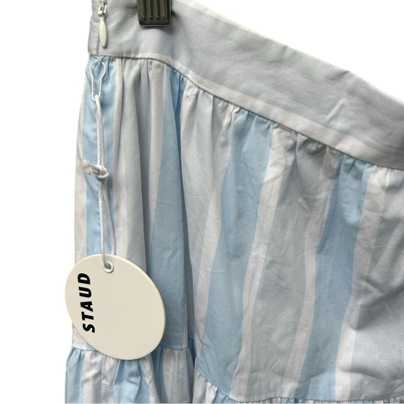 STAUD Sea Stripe Tiered Maxi Skirt - Picture 4 of 6